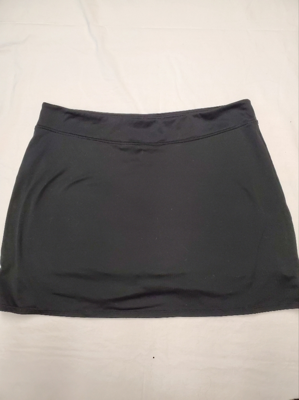 Tranquility Clothing Black Athletic Skort Skirt Shorts Built-In Shorts Size L